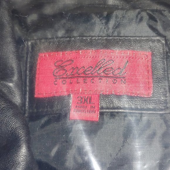 BRAND NEW, EXCELLED COLLECTION LEATHER JACKET,  3XL!!! - Picture 5 of 6